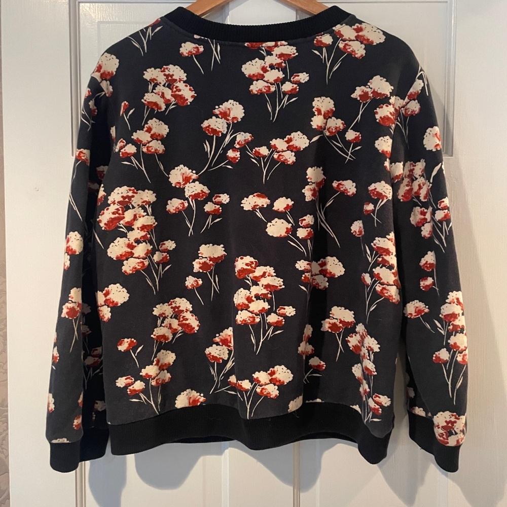 Floral and Polka Dot Sweat Shirt xl tory burch - Picture 4 of 4